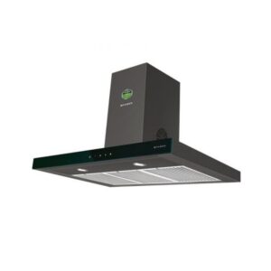 Faber HOOD STILUX 3D T2S2 BK TC LTW 90 Wall Mounted Chimney (Black 1095 CMH)