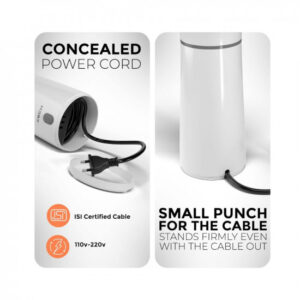 XECH Electric Kettle For Travel Hot Water Mini Kettle In-Built Cable Portable Bottle Design 300W Heating Element to Boil Water and Prepare Tea Coffee without Milk Small Kettles (Hydroboil, 350ml)
