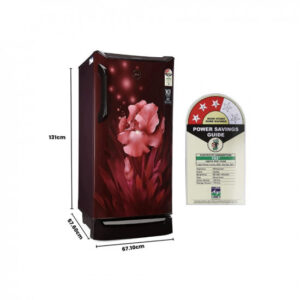 Godrej 195 L 3 Star Direct-Cool Single Door Refrigerator (RD UNO 1953 PTDF AQ WN, Aqua Wine, Cool Lock Technology, 2022 Model)