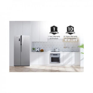 Godrej 564 L Multi Air Flow System, With Advanced Controls Frost Free Side-By-Side Refrigerator(RS EONVELVET 579 RFD PL ST, Platinum Steel)