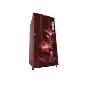 LG Single Door 185 Litres 1 Star Refrigerator Ruby Glow GL-B181RRGB