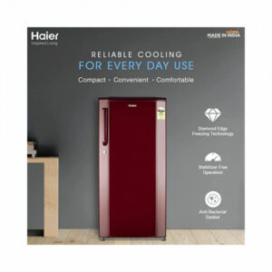 Haier 165L 1 Star Direct Cool Single Door Refrigerator HED 171RS P