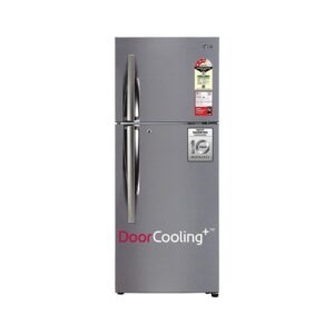 LG 260L 3 Star Smart Inverter Frost-Free Double Door Refrigerator (Silver)