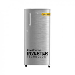 Whirlpool 184 L 4 Star Inverter Direct-Cool Single Door Refrigerator (205 WDE PRM 4S Inv MAGNUM STEEL-Z, Magnum Steel,Grey, 2023 Model)