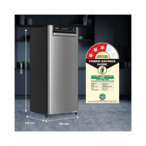 Whirlpool 192 L 3 Star Vitamgic Pro Inverter Direct Cool Single Door Refrigerator 215 VMPRO PRM 3S INV ALPHA STEEL Z