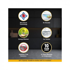 Whirlpool 260 L Frost-Free Multi-Door Refrigerator (FP 283D PROTTON ROY, German Steel)
